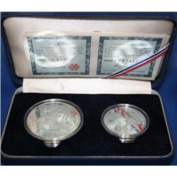 (2) 1988 Olympic Coin Proof Sets