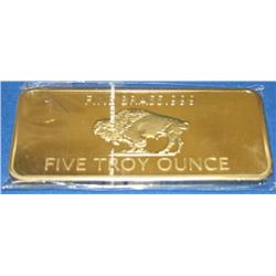 Fine Bass .999 Five Troy Ounce