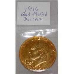 1976 Gold Plated Ike Dollar