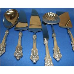 24Oz 6 Pieces Gorham Sterling Serving Pieces