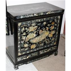 Vintage Asian Liquor Cabinet