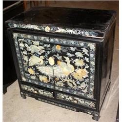 Vintage Asian Liquor Cabinet