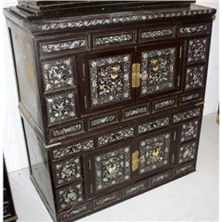 Vintage Asian Cabinet and Partition