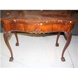 Antique extended table