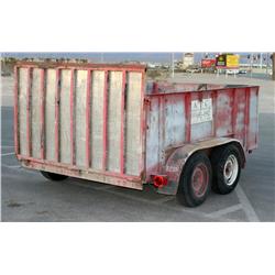 Red 10' Utility Trailer