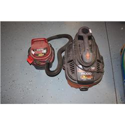 2 Small Shop Vacuums