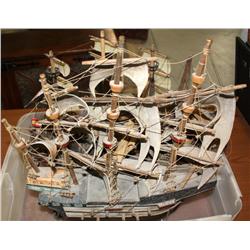 Lot of 3 Model Ships