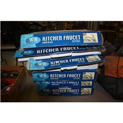 Lot Of 6 Used Kitchen Faucets