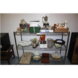 Lot Of Collectibles, Glass, Porcelain Figurines