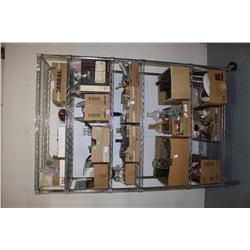 Rack Lot Of House Decor & Glass Items