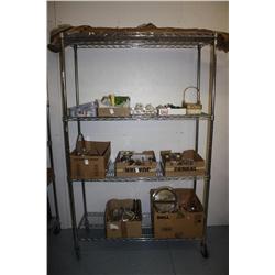 Rack Lot Of Silver plate Items & Collectables