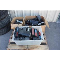 Pallet Lot Of Misc Police Lights