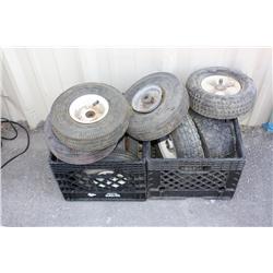 2 Crates With Small Wheels