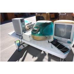 Table Lot Of Imac Computers & Printers