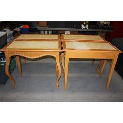 4 Marble Top Tables