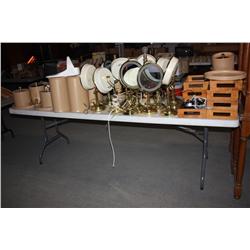 Table Lot Of Misc Items