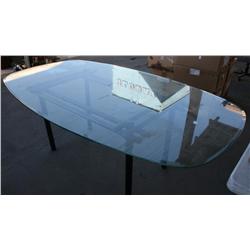 Glasstop Dinner Table w/ TV