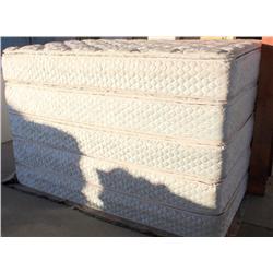 Lot Of 5 Queen Size Sealy Pillow Top Mattresses