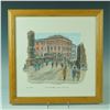 Image 1 : Roger Clarke Original Hand-Colored Ink Print, Nile Street Pottery