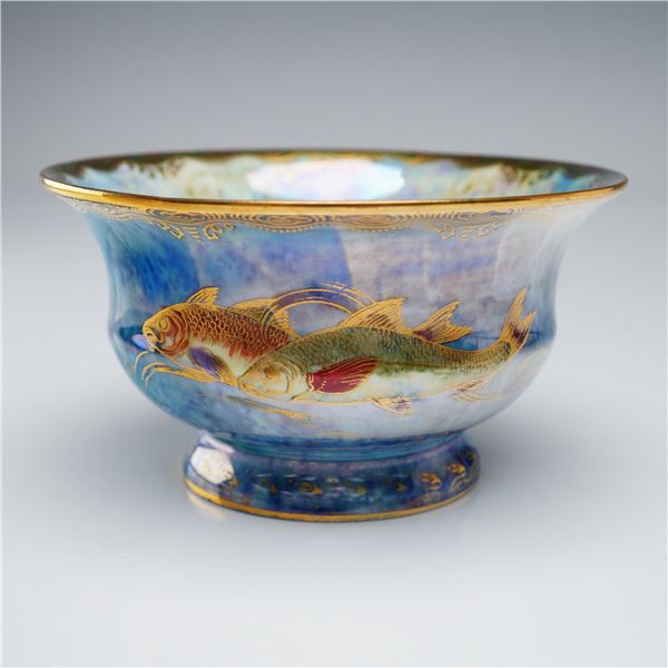 Wedgwood Fairyland Lustre Footed Bowl, Fish Z4920