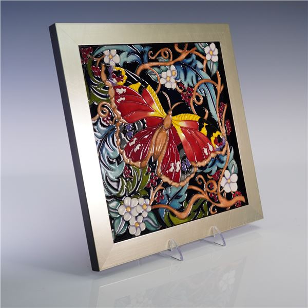 Moorcroft Pottery Plaque, Master of Disguise