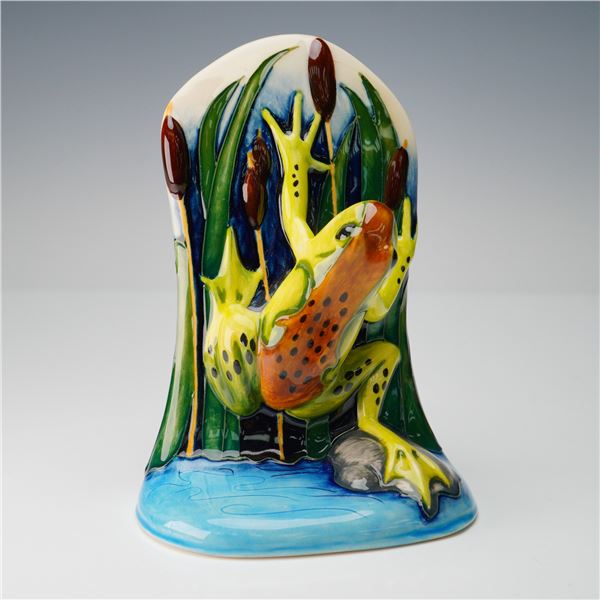 Moorcroft Pottery Sculpture, Shearwater Moon Frog, Signed