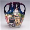 Image 3 : Moorcroft Pottery by Nicola Slaney Vase, Twinkle Twinkle Little Star