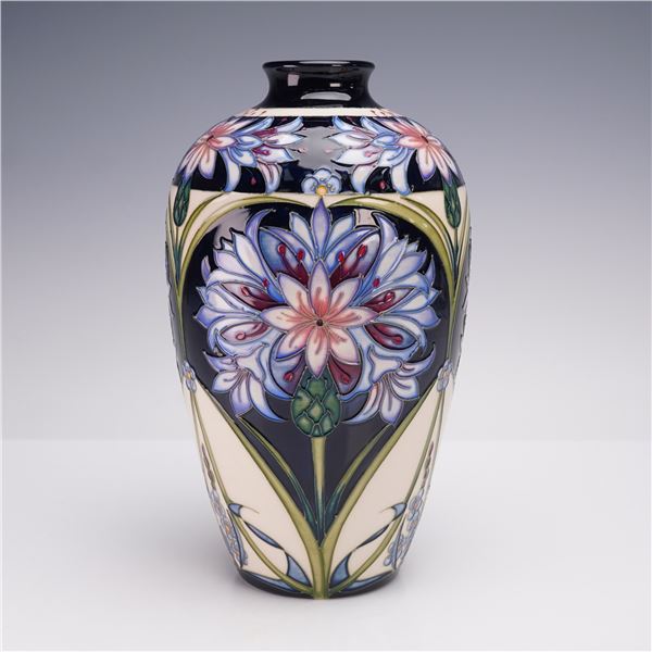 Moorcroft Pottery Trial Floral Vase
