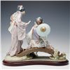 Image 2 : Lladro Porcelain Figurine, Springtime in Japan 01001445 + Base