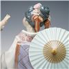 Image 6 : Lladro Porcelain Figurine, Springtime in Japan 01001445 + Base