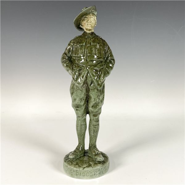 Royal Doulton Rare Titanian Soldier Figurine, Digger
