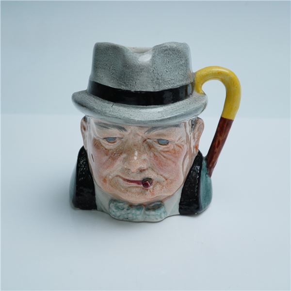 Cooper Clayton Small Character Jug, Winston Churchill