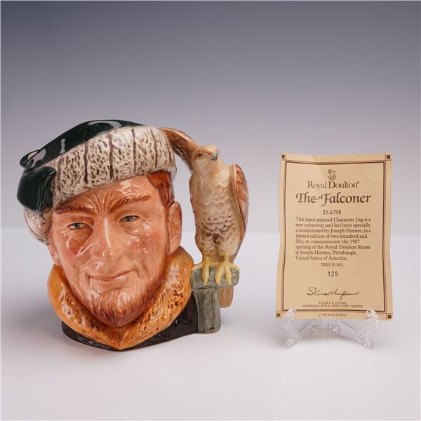 Royal Doulton Character Jug, Hornes Backstamp, The Falconer D6798