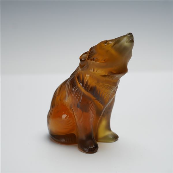 Lalique Crystal Figurine, Nouria Bear