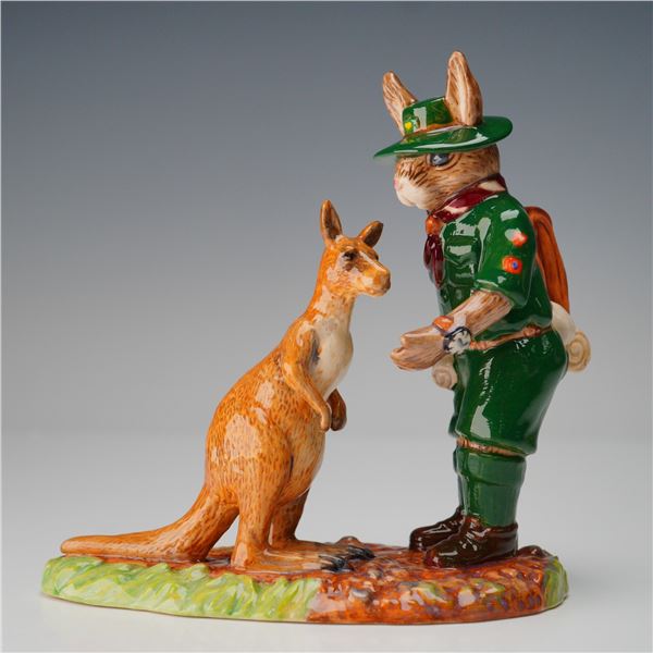 Royal Doulton Bunnykins Prototype Colourway Figurine, Centenary Scout