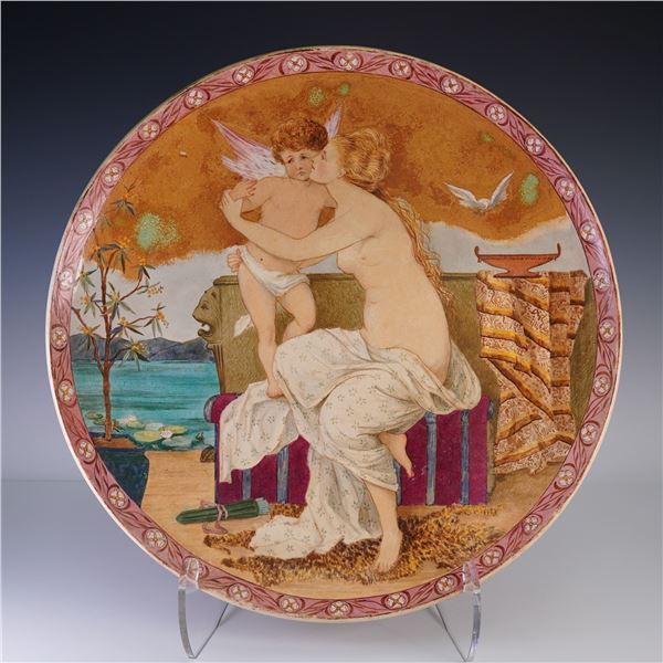 Minton Faience Classical Scene Wall Charger