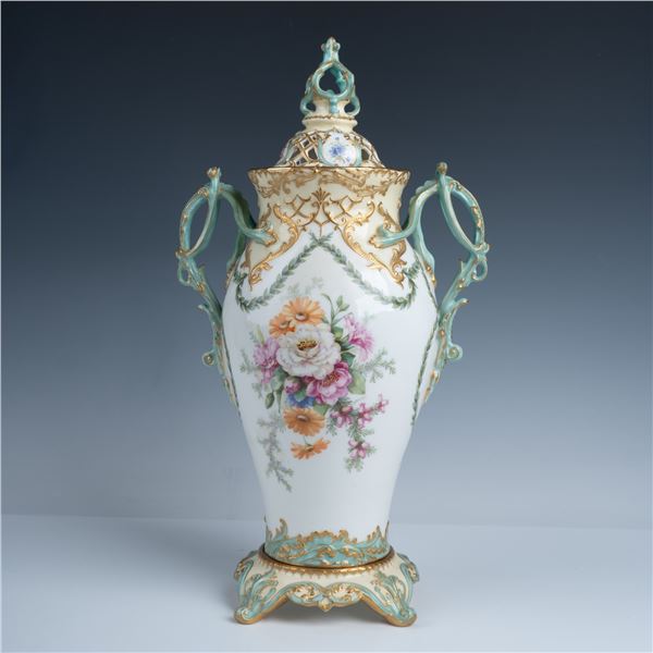 Royal Doulton C.B. Brough Porcelain Floral Vase