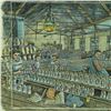 Image 2 : Roger Clarke Hand-Colored Ink Print, The Burslem Decorating Shop