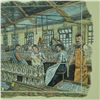 Image 3 : Roger Clarke Hand-Colored Ink Print, The Burslem Decorating Shop
