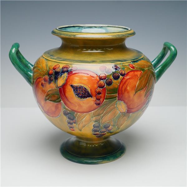 Moorcroft Double Handled Vase, Pomegranate, Signed