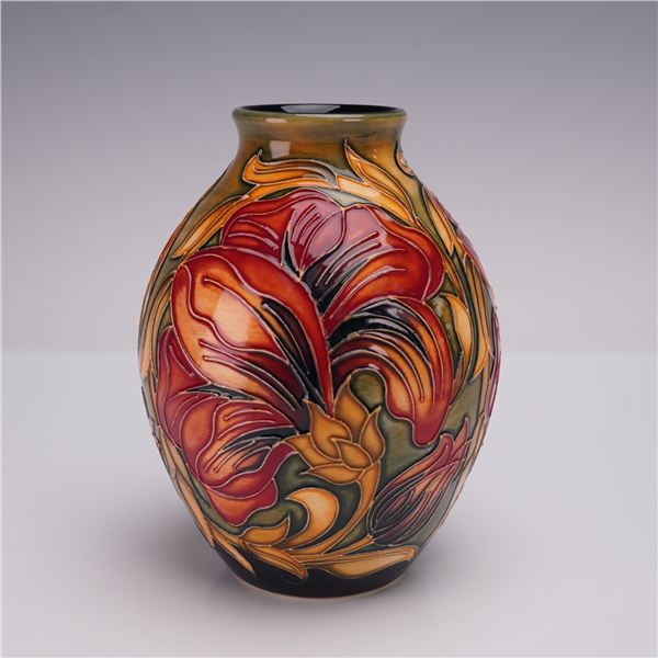 Moorcroft Pottery by Kerry Goodwin Spanish Floral Vase