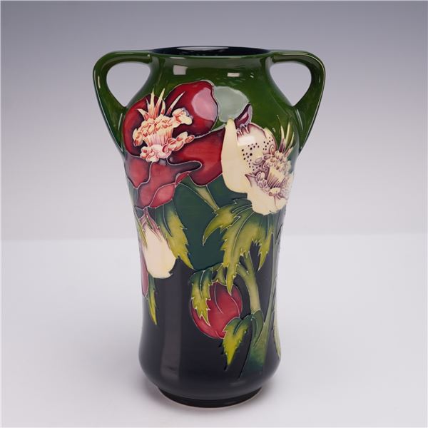 Moorcroft Pottery by Nicola Slaney Double-Handled Vase, Revival