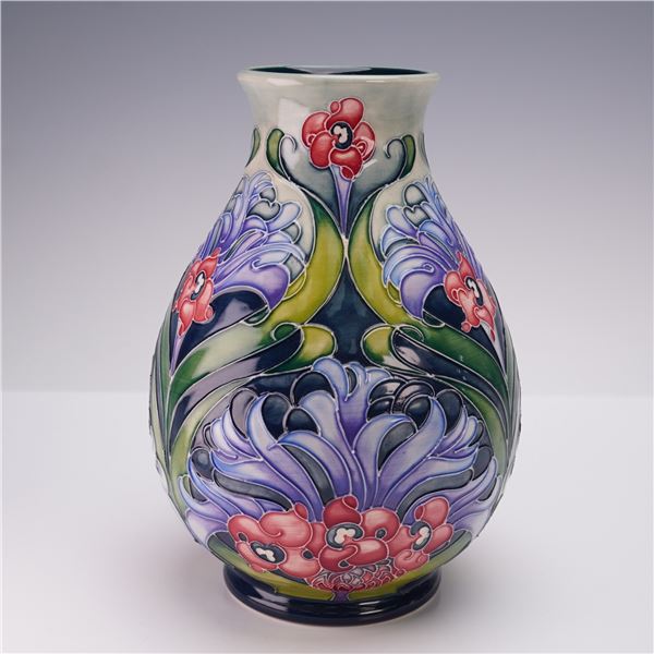 Moorcroft Pottery Trial Floral Vase
