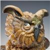 Image 5 : Burslem Pottery Andrew Hull Grotesque Jar, Major Wise Old Owl