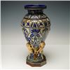 Image 1 : Doulton Lambeth by John Broad Large Stoneware Putti Vase