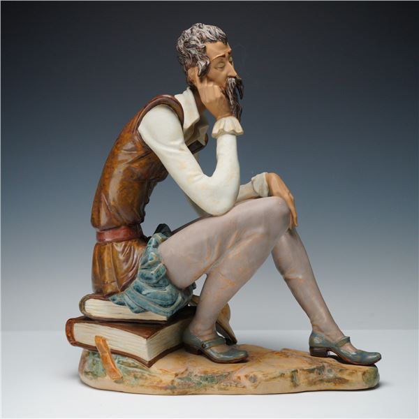 Lladro Porcelain Sculpture, Don Quixote Dreaming 01012084