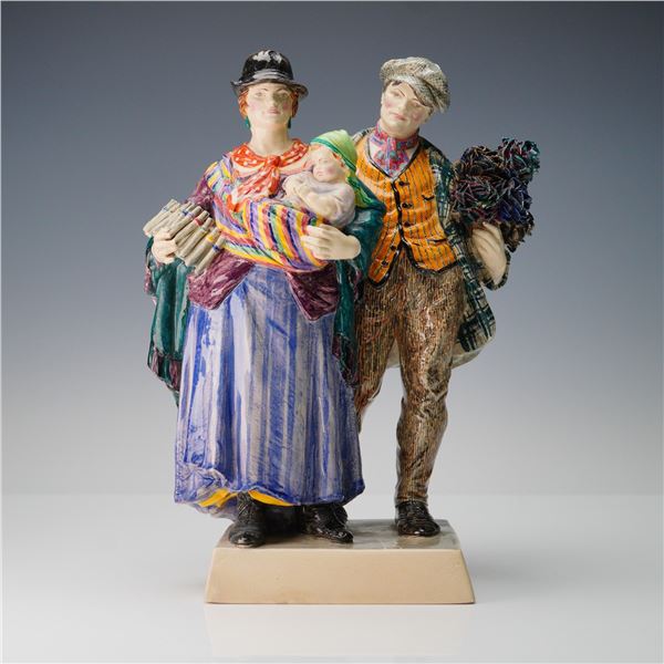 Charles Vyse Pottery Figurine, The Gypsies