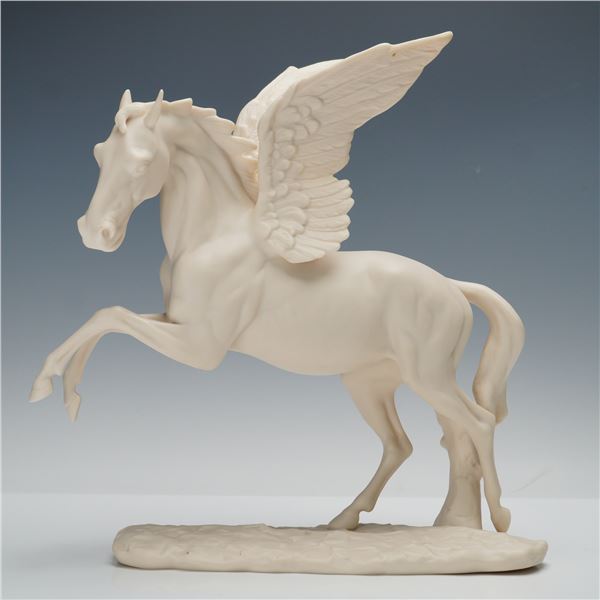 Lazlo Ispanky Porcelain Sculpture, Pegasus