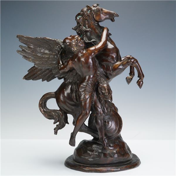 Bronze Statue of Perseus and Pegasus