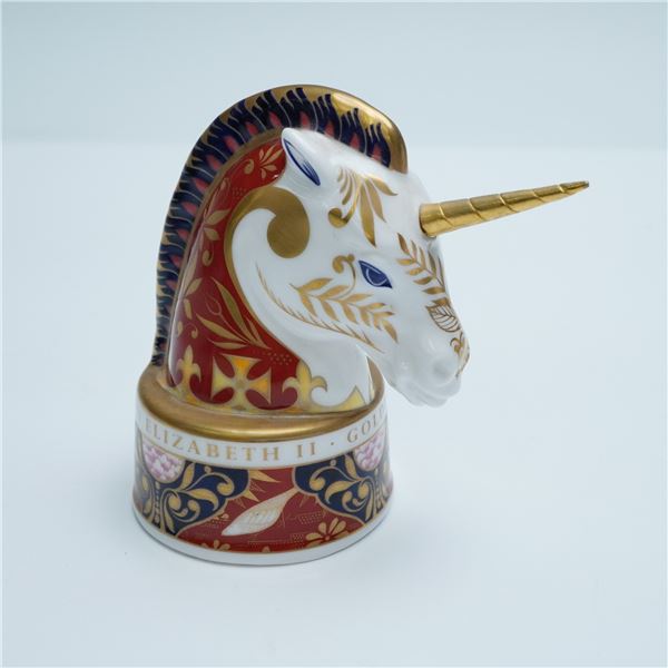 Royal Worcester Commemorative Candle Snuffer, Unicorn